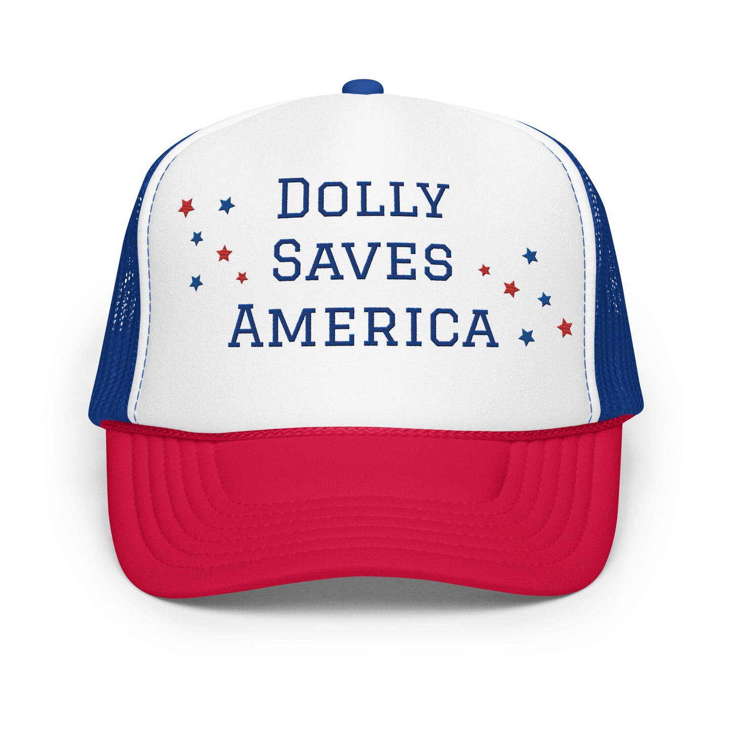 Dolly Saves America foam trucker hat